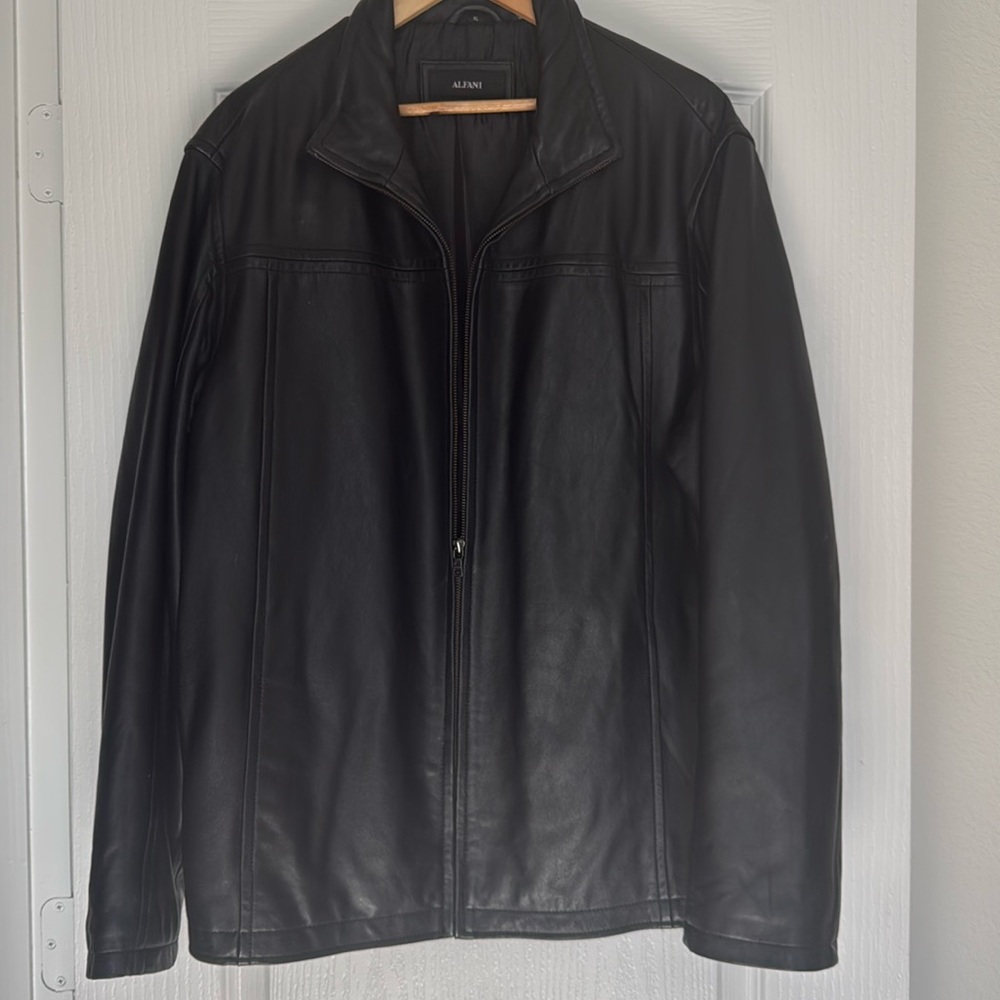 Alfani leather jacket